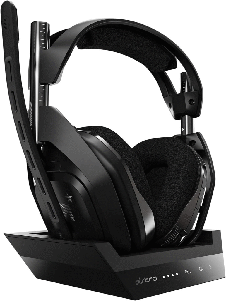 Auriculares gaming inalámbricos Astro A50 con estación de carga